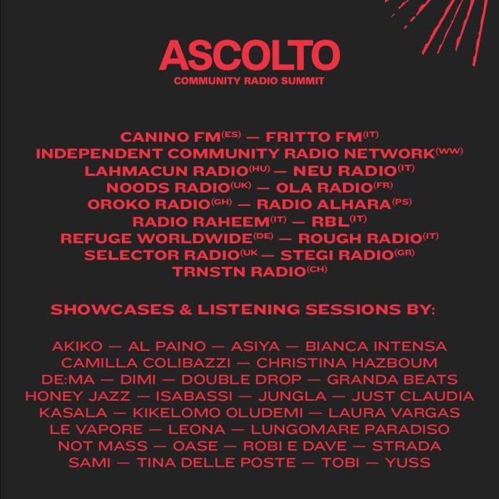 Ascolto Web Radio Summit #3